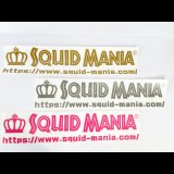 W600/SQUID MANIA ポップ ロゴ /カッティングステッカー