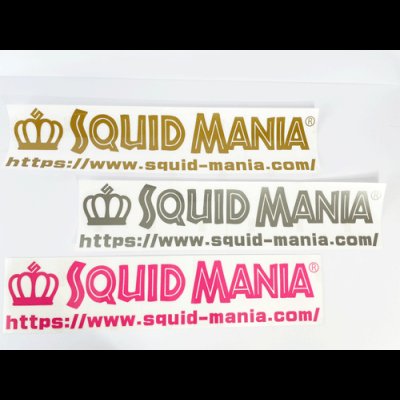 画像1: W600/SQUID MANIA ポップ ロゴ /カッティングステッカー