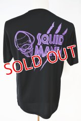 DRYシルキータッチ 『悪ロボ』Ｔシャツ烏賊Style限定（黒／パープル）