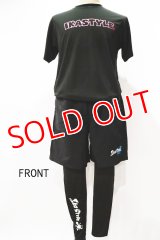 ハーフパンツ 墨付きロゴ