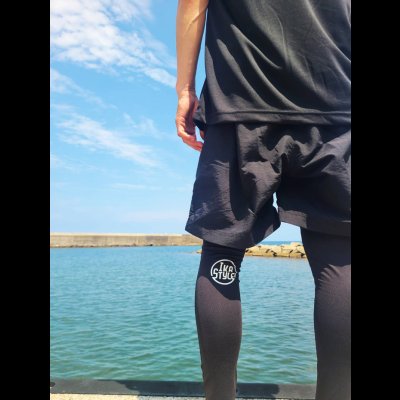 画像5: IKASTYLE墨付きロゴ　ロングスパッツ