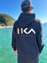 IKA STYLE 裏起毛プルオーバーパーカー