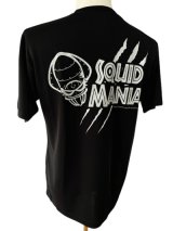 悪ロボ 綿100％Tシャツ（黒／シルバーラメ）