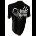 画像1: 悪ロボ 綿100％Tシャツ（黒／シルバーラメ） (1)