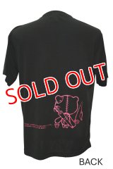 綿100％Tシャツ 超ほげぐま（黒／ピンクラメ）