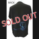 綿100％Tシャツ 超ほげぐま（黒／ブルーラメ）
