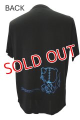 綿100％Tシャツ 超ほげぐま（黒／ブルーラメ）