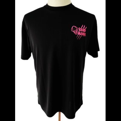 画像2: 悪ロボ 綿100％Tシャツ（黒／ピンクラメ）