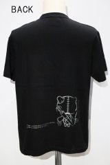綿100％Tシャツ 超ほげぐま（黒／シルバーラメ）