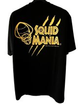 悪ロボ 綿100％Tシャツ（黒／ゴールドラメ）