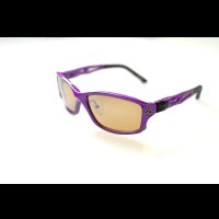 ZEQUE STELTH限定パープル ラスターオレンジ／シルバーミラー 偏光サングラス