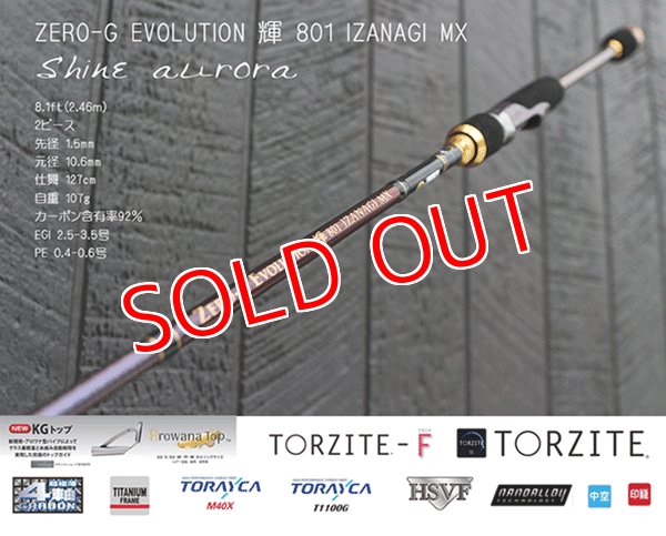 画像3: ZERO-G EVOLUTION 輝 801  IZANAGI  MX (限定color/ shine aurora) (3)
