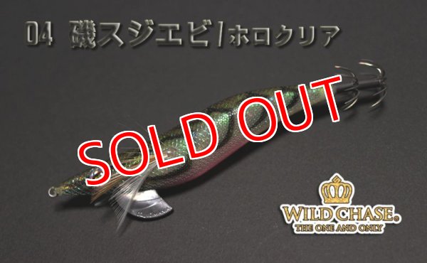 画像2: WILD CHASE 3.5号S/シャローtune(04)磯スジエビ/ホロクリア (2)