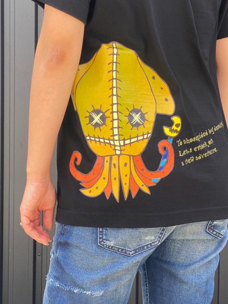 画像1: SQUID SKULD 綿Tシャツ (1)