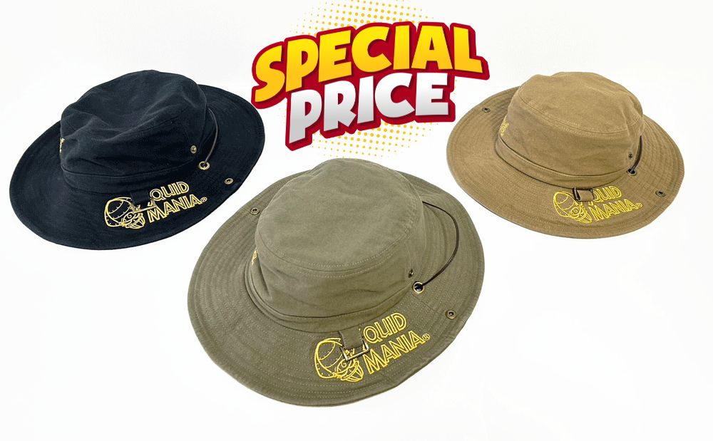 ☆美品☆スクイッドマニア　烏賊スタイル　サファリハット 超特価!!! SQUID MANIA × 烏賊Style サファリハット - エギング