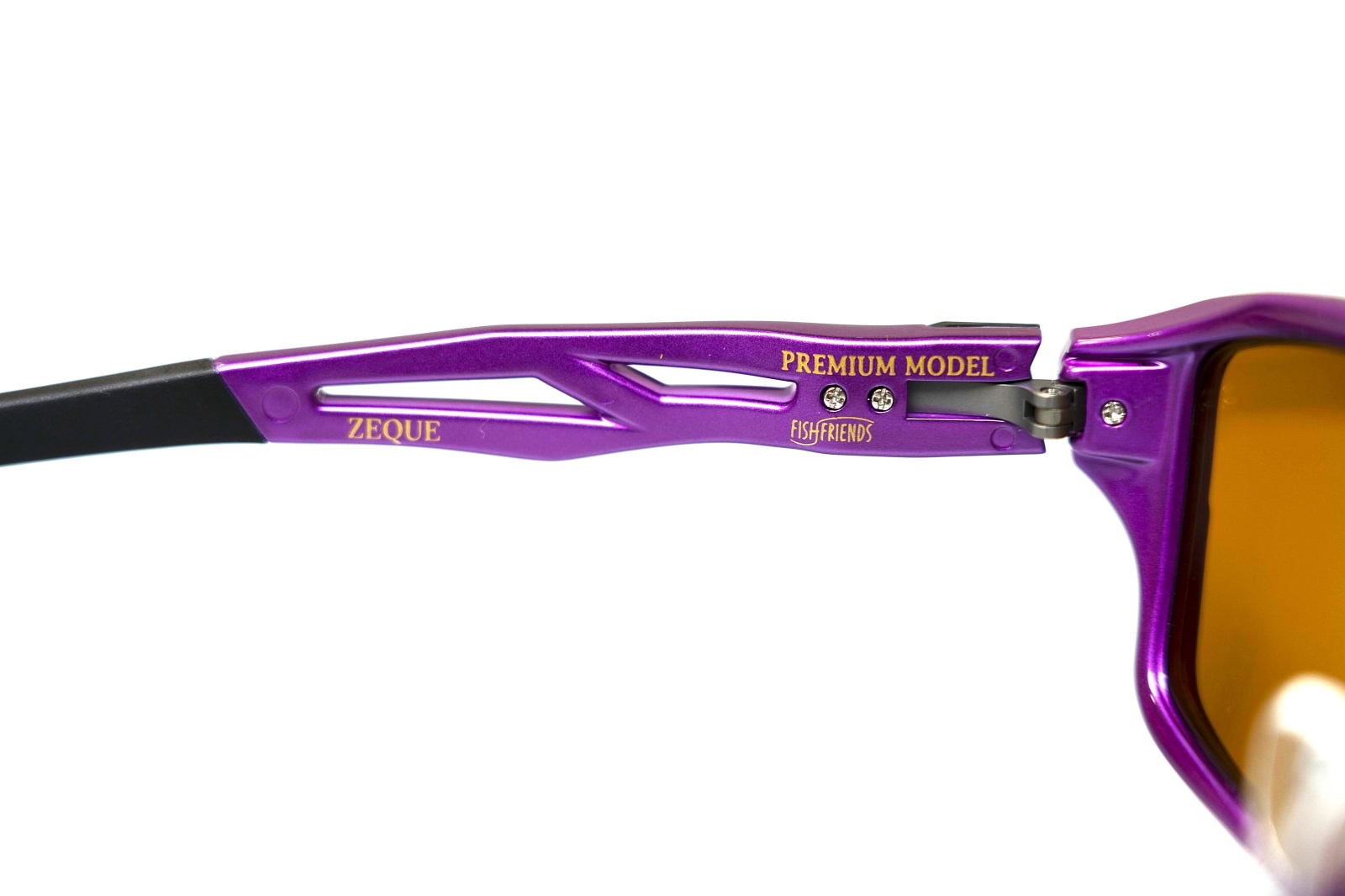 【美品】 ゼクー 偏光サングラス ステルス ラスターオレンジ タレックス zeal 【現品限り】美品 Zeque ZEAL ステルス STELTH ラスター